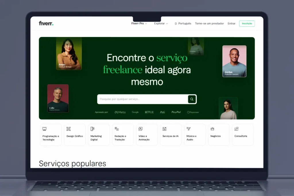 As melhores plataformas para encontrar trabalhos para home office em design, permitindo que você trabalhe de qualquer lugar do mundo.