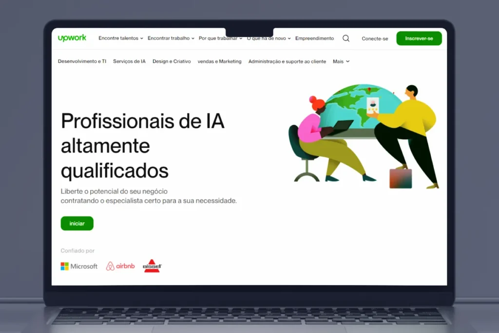 As melhores plataformas para encontrar trabalhos para home office em design, permitindo que você trabalhe de qualquer lugar do mundo.