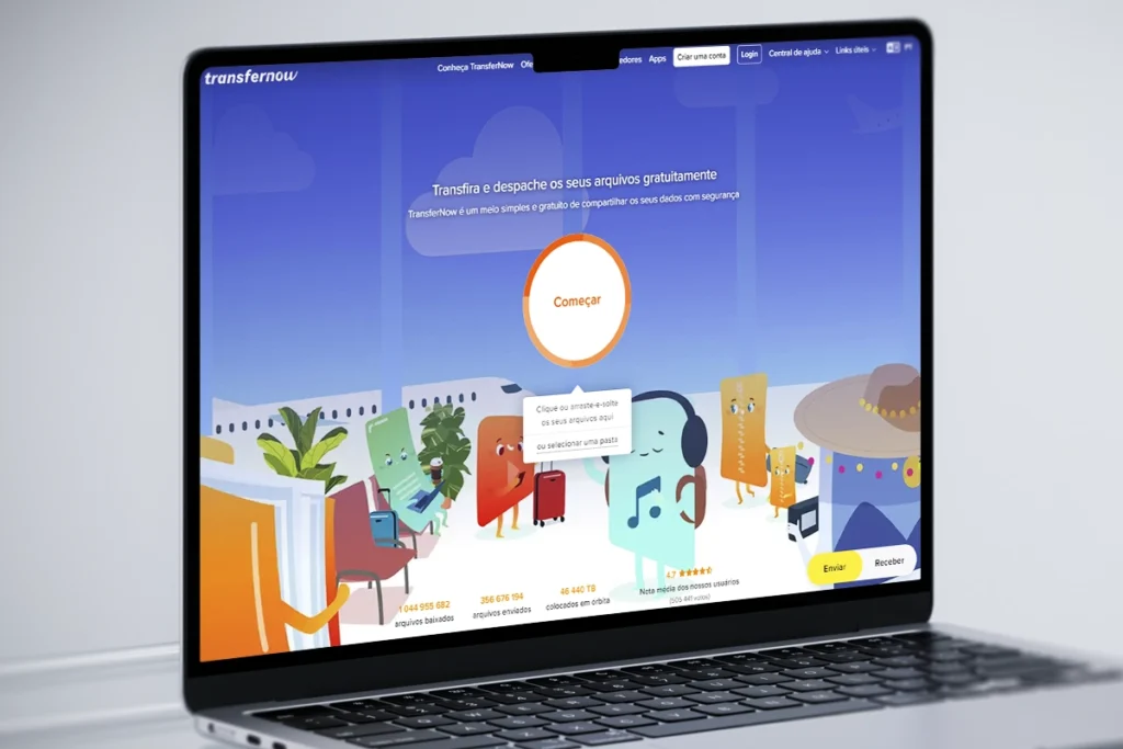 Aprenda a enviar arquivos grandes por e-mail de maneira simples, rápida e segura para seus clientes ou colaboradores.