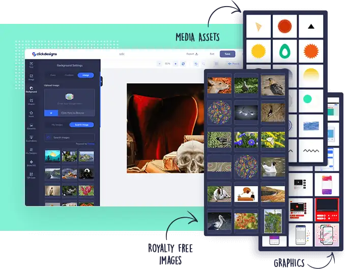 Create stunning web art with Click Designs! Design eye-catching art web for websites, funnels & social media easily. Perfect for marketers!
