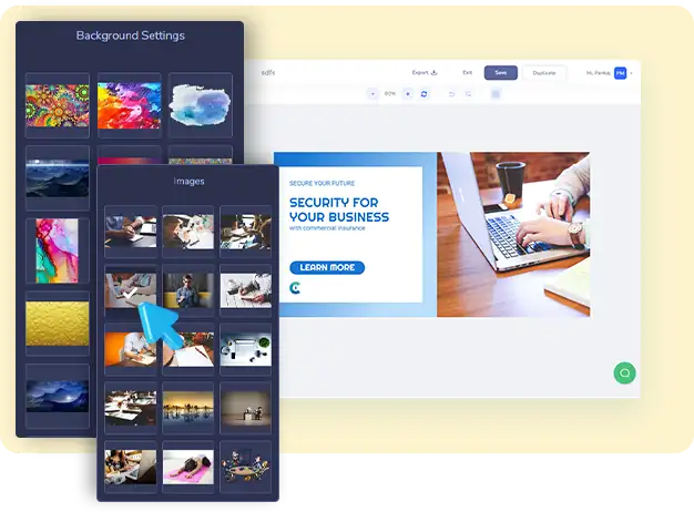 Create stunning web art with Click Designs! Design eye-catching art web for websites, funnels & social media easily. Perfect for marketers!